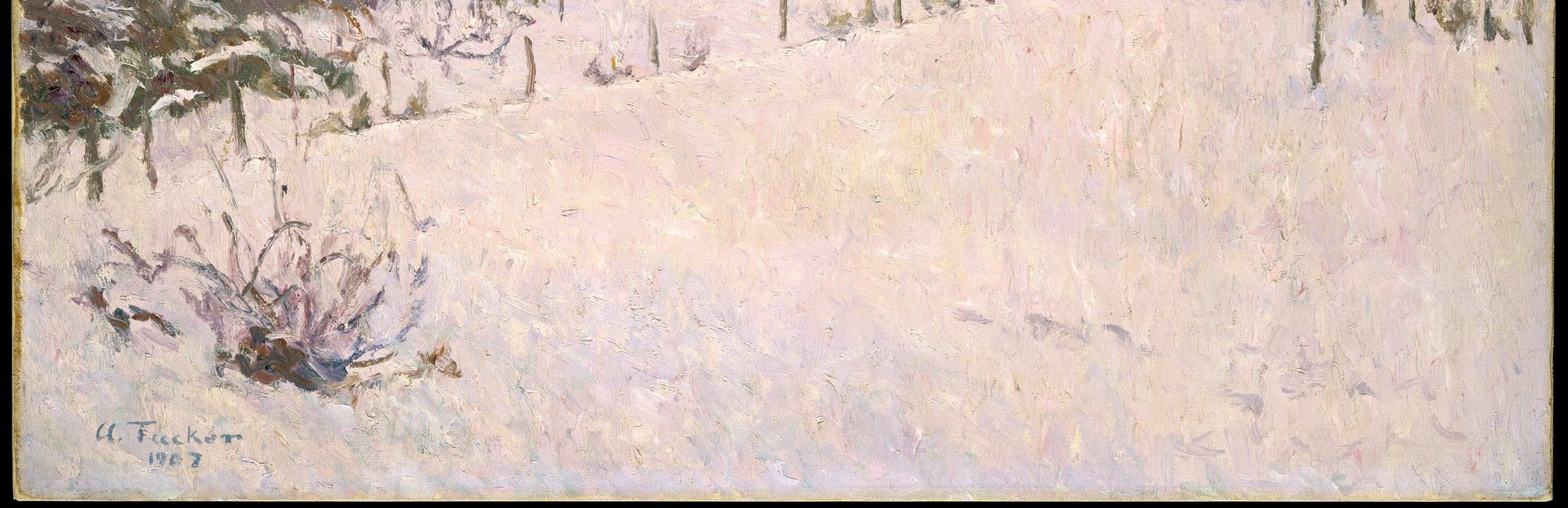 Tucker learned this from the French Impressionists.