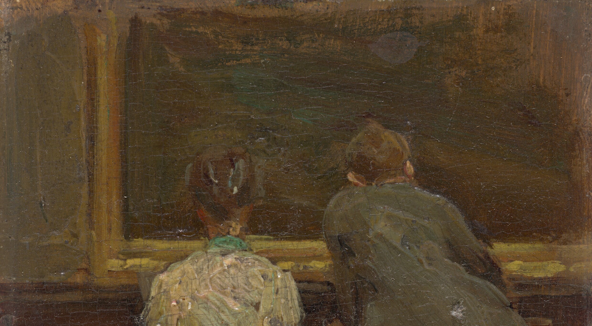 They are watching art. We are watching them.