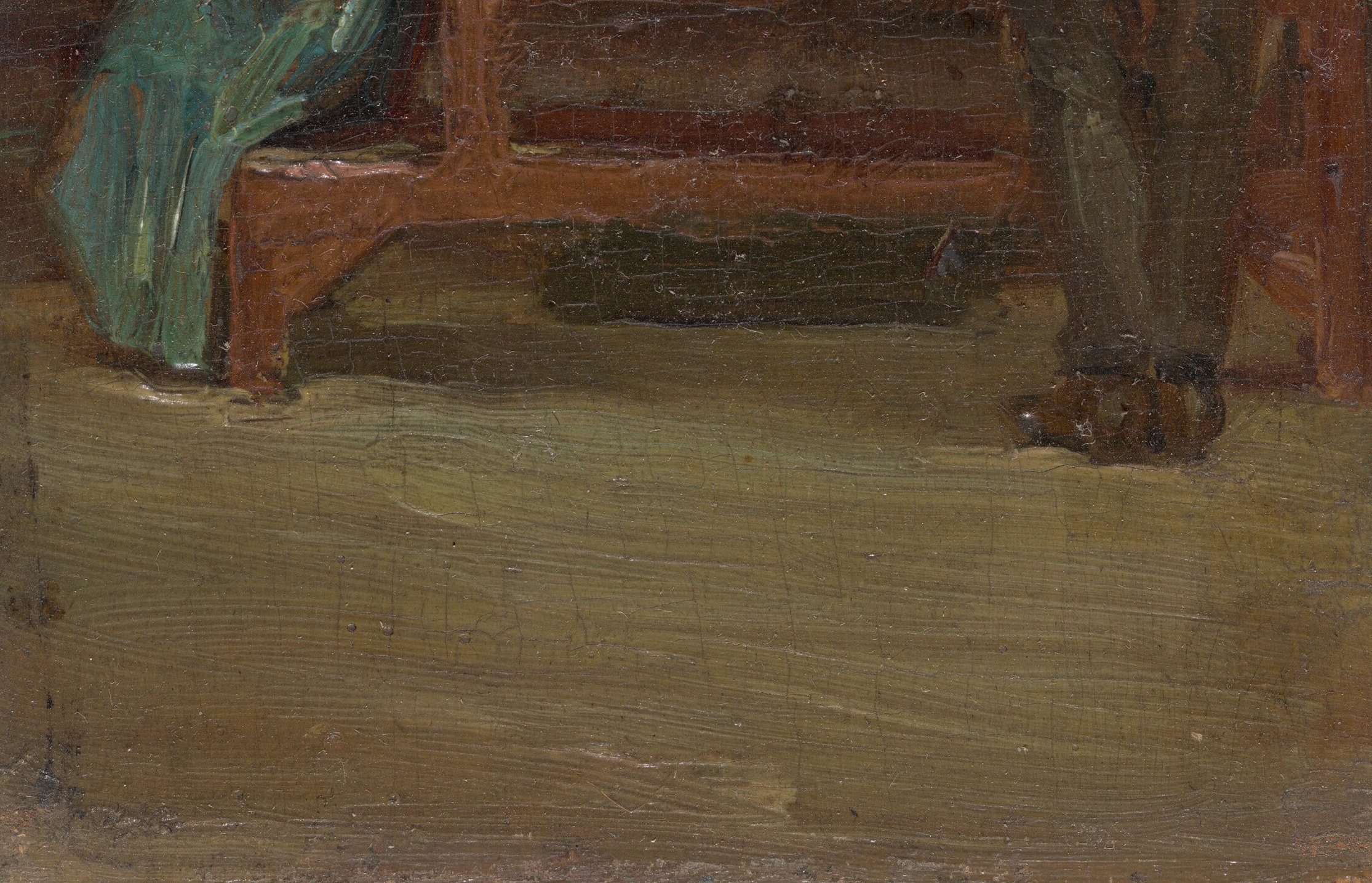 He died in the 1918 pandemic. This rare painting survived.