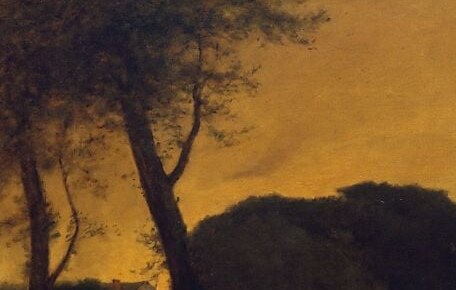 George Inness painted atmosphere, not objects.