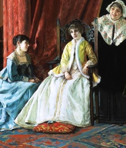 It was painted in 1892, by a Spanish artist.