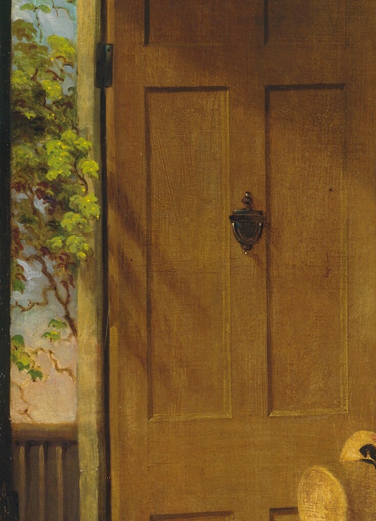 But look closer at the doorway.