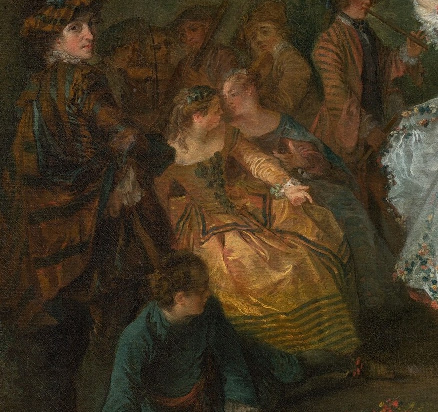Lancret celebrated leisure and elegance in his art.