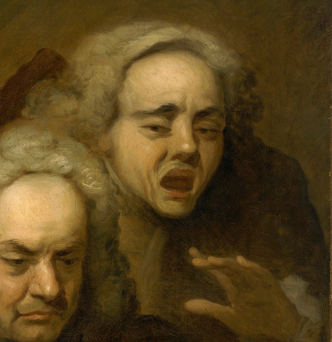 Notice how each man is deeply engaged with the music.