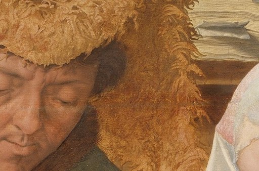 He liked to paint merchants and money changers like this one.