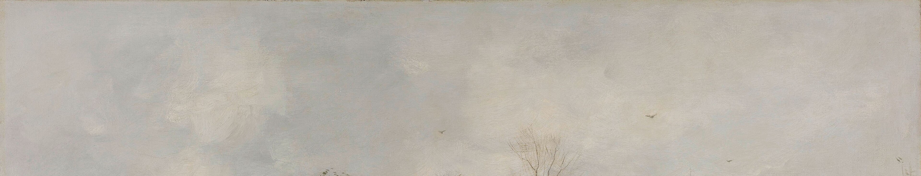 Mauve built the whole overcast sky to deliver light to this one spot of ground.