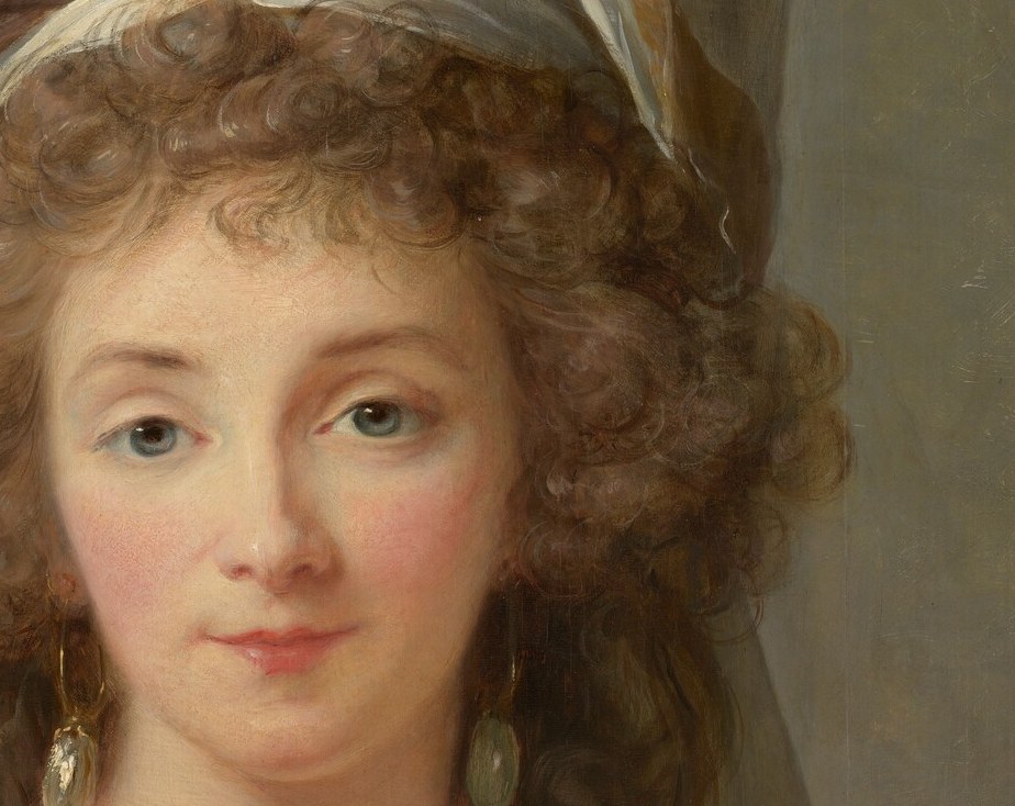 The artist was also known for painting visible teeth.