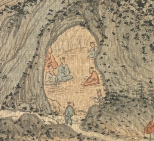 But look closely at the mountain's base, at the grotto.