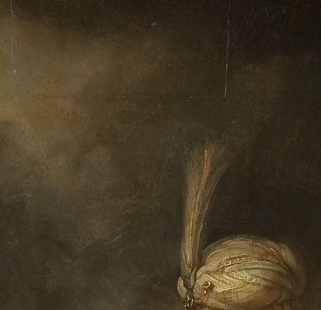 But Rembrandt had just buried his wife, Saskia.