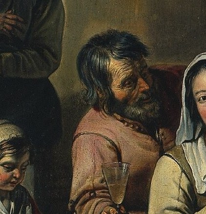 A man leans in, a caring presence nearby.