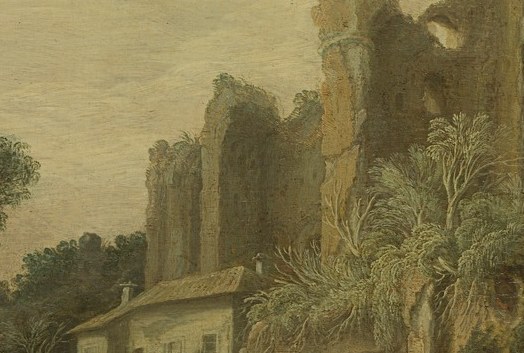 The broken arch on Palatine Hill. Once the seat of power.