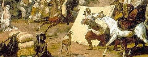 The King of France commissioned this painting soon after the battle.
