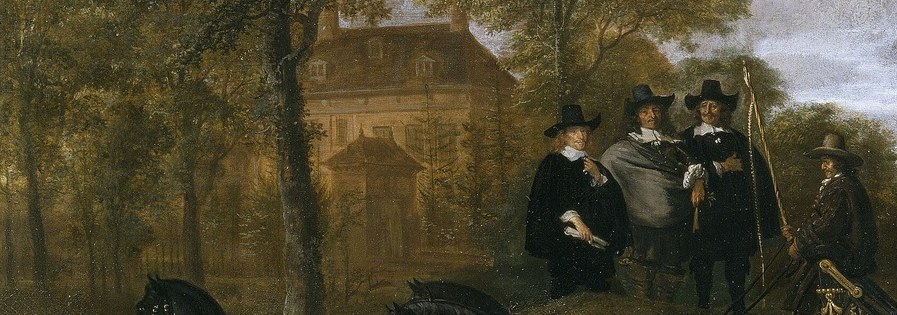 Jacob van Ruisdael painted the landscape.
