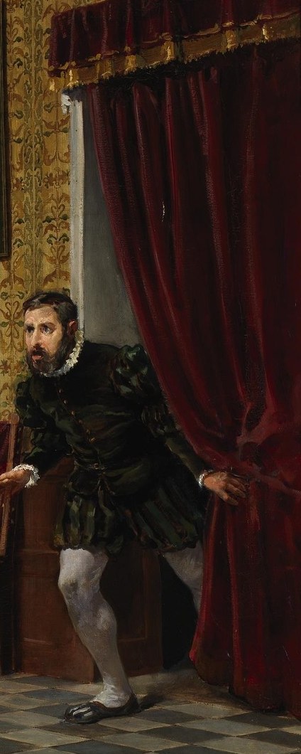 The artist, Uría y Uría, painted this in 1891.