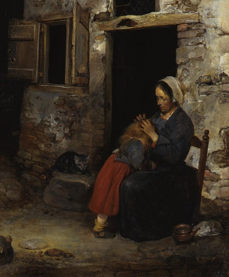 This was a common scene for Dutch families in 1653.