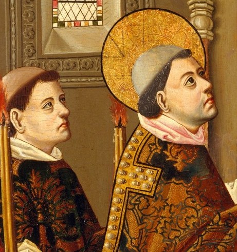 This is Gregory the Great. A pope and a saint.