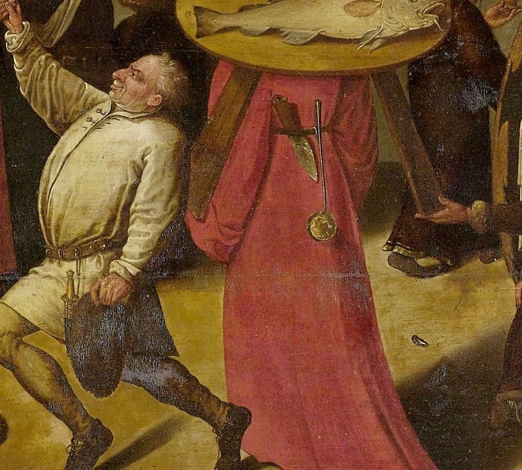 Carnival, a time of feasting, confronts Lent, a time of fasting.
