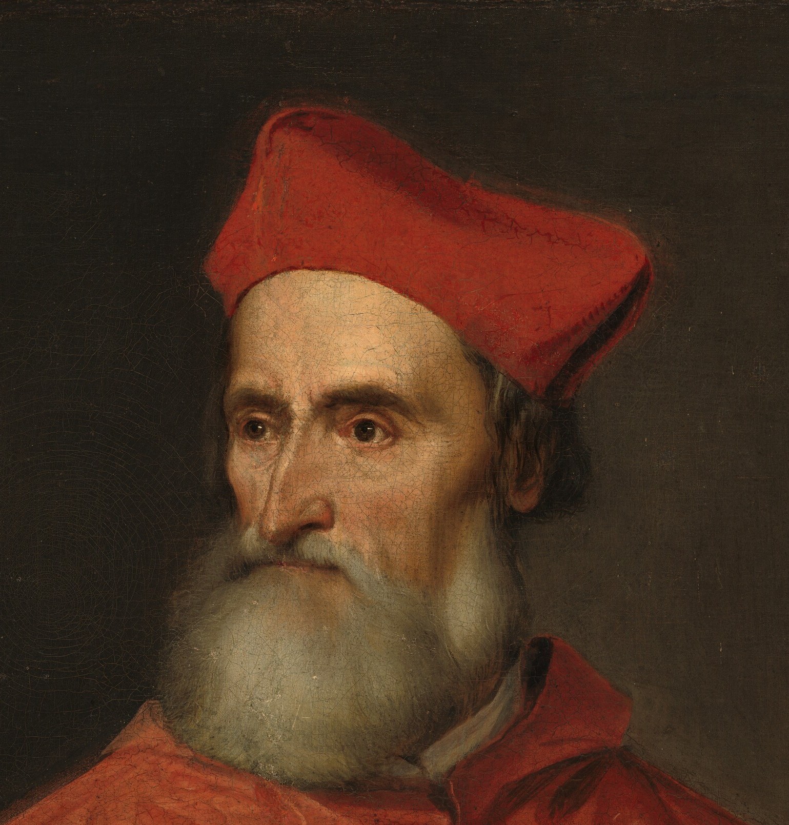 He is Pietro Bembo. Poet, scholar, and now a cardinal.