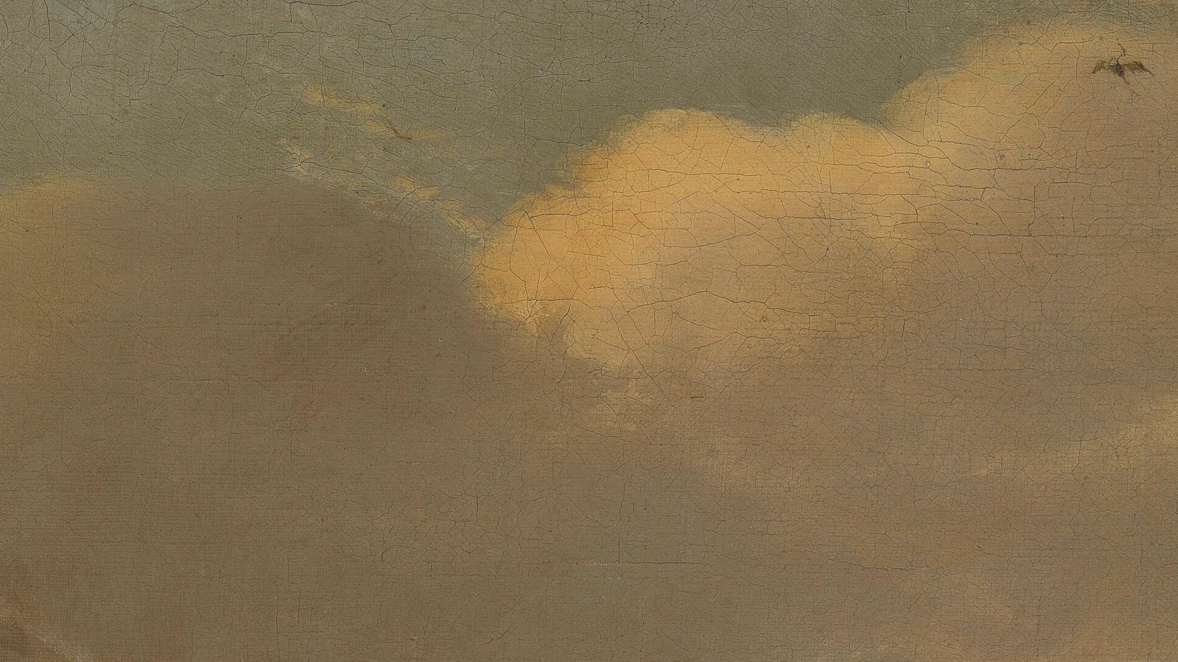 Light plays on the clouds.