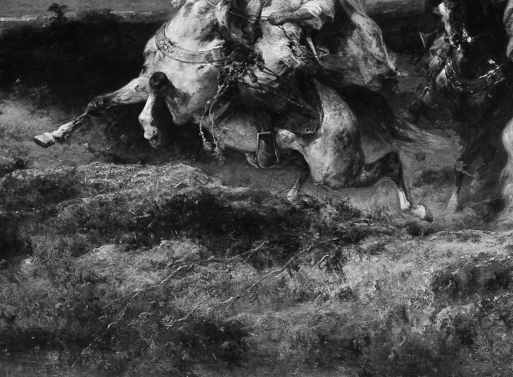 German artist Adolf Schreyer. His patrons were American railroad tycoons.