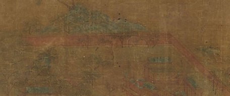 The open jaw, the stripes. Hokusai had never seen a live tiger.