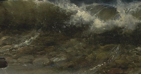 Look closely at the detail in these churning waves.