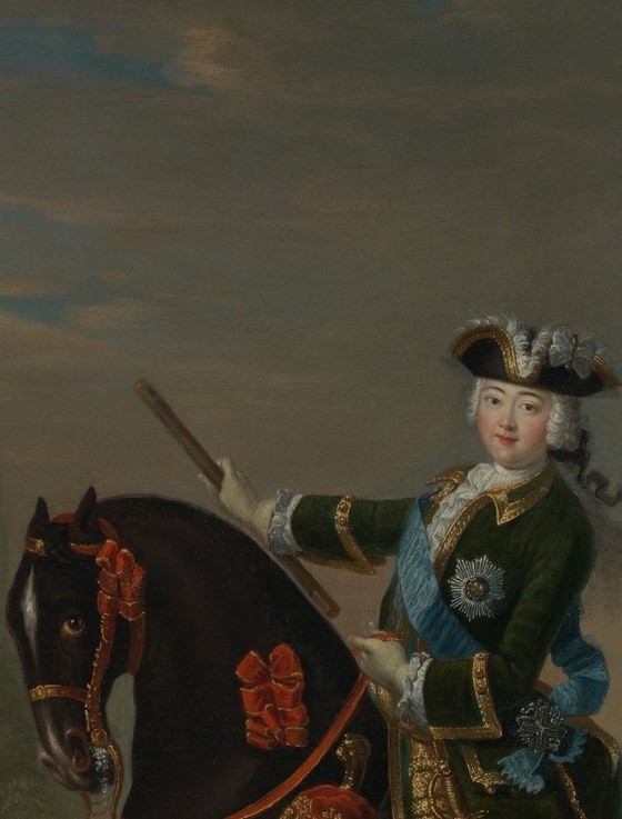 The Preobrazhensky Life Guards uniform worn by a woman is audacious , it collapses the boundary between female ruler and military commander