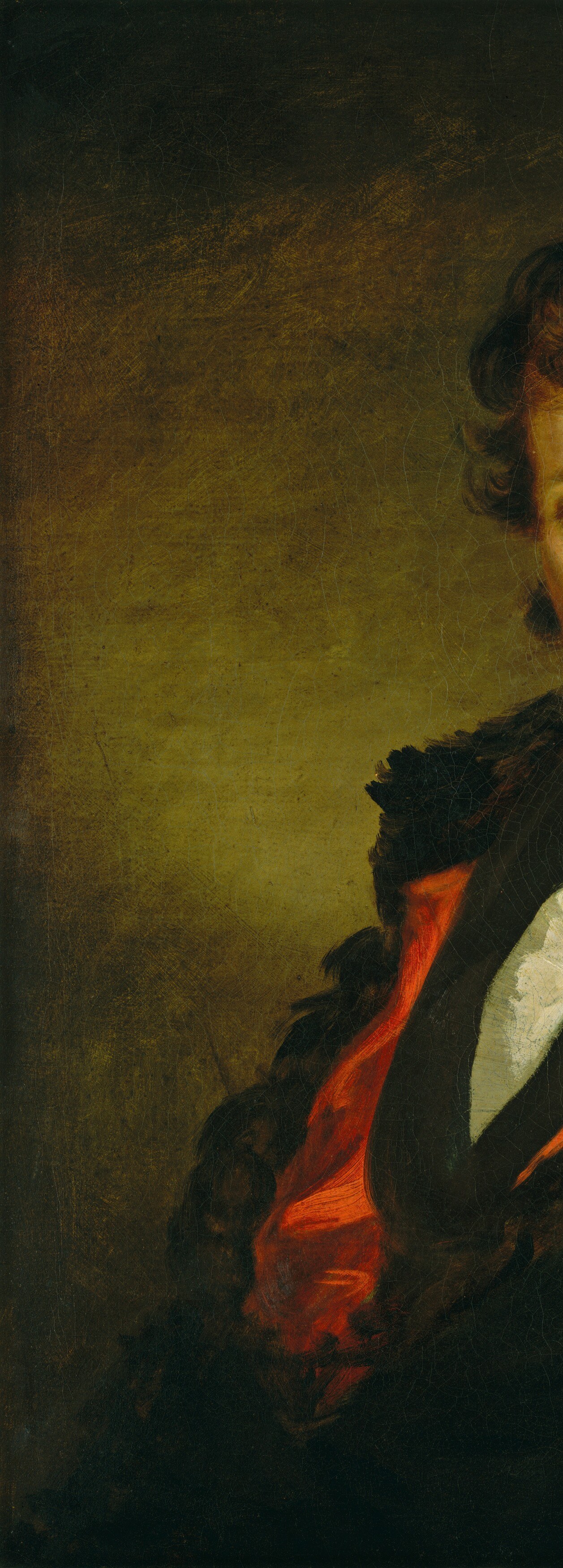 The muted background ensures your eyes stay on him.