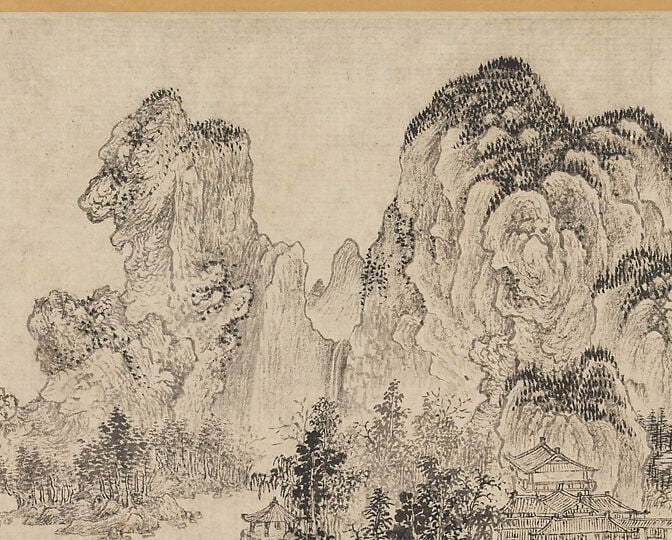 Fan Kuan built mountains exactly this way in the year 1000.