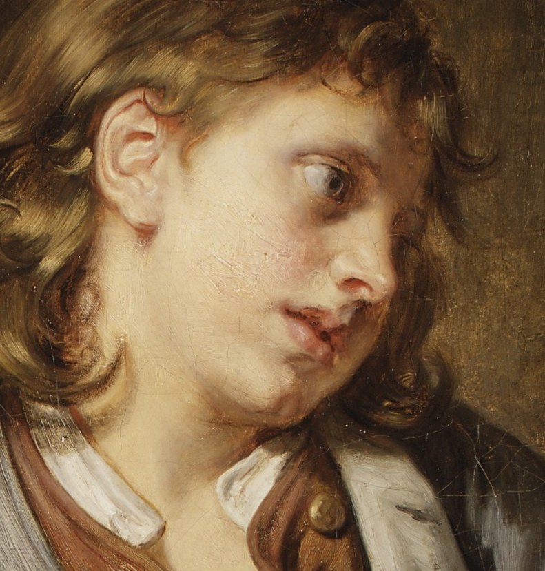 This young boy's gaze feels utterly alive.