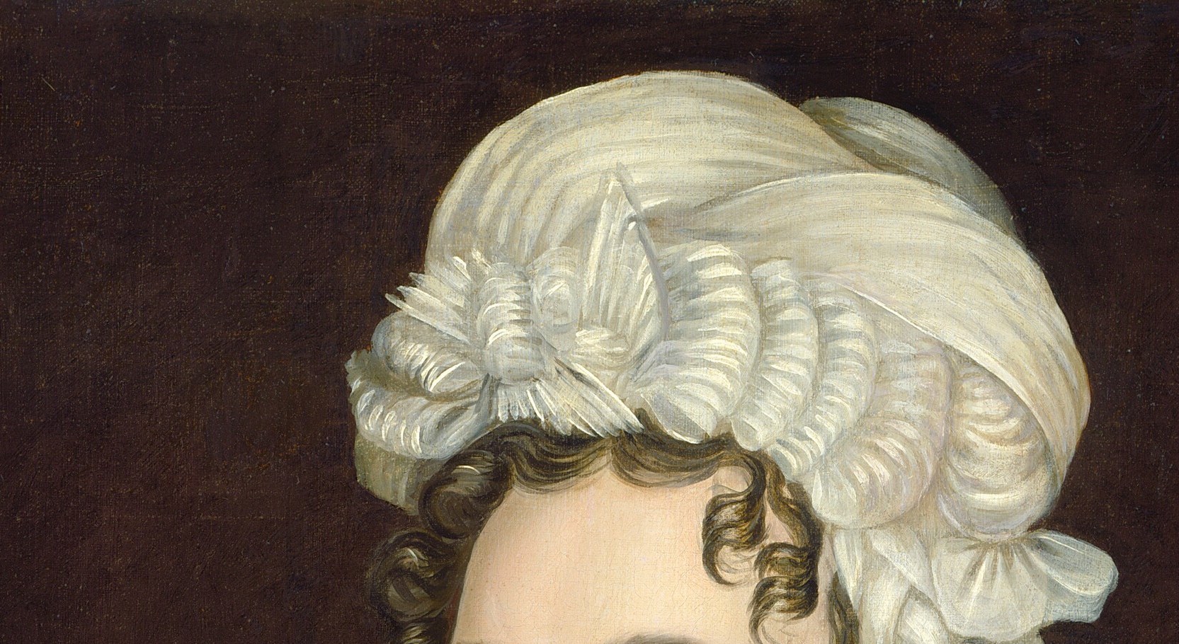 Look how he built this bonnet. Layer upon layer of white.