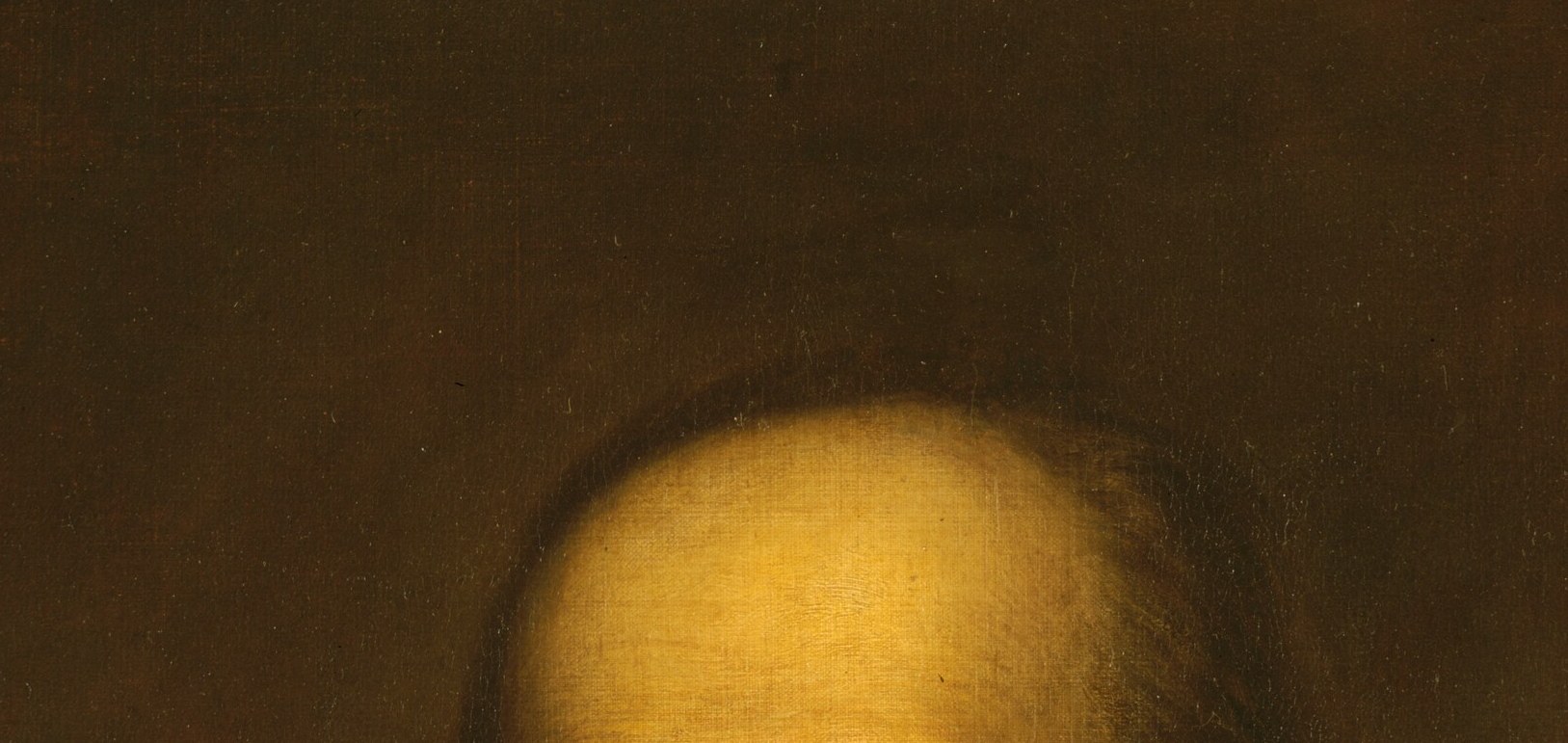 The forehead was already famous. Lambdin lit it like a monument.