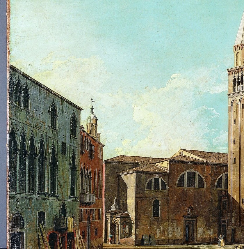 But the church on the left is gone. Demolished in 1837.