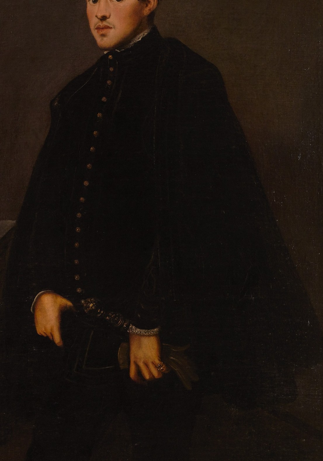 His velvet garment cost a fortune.