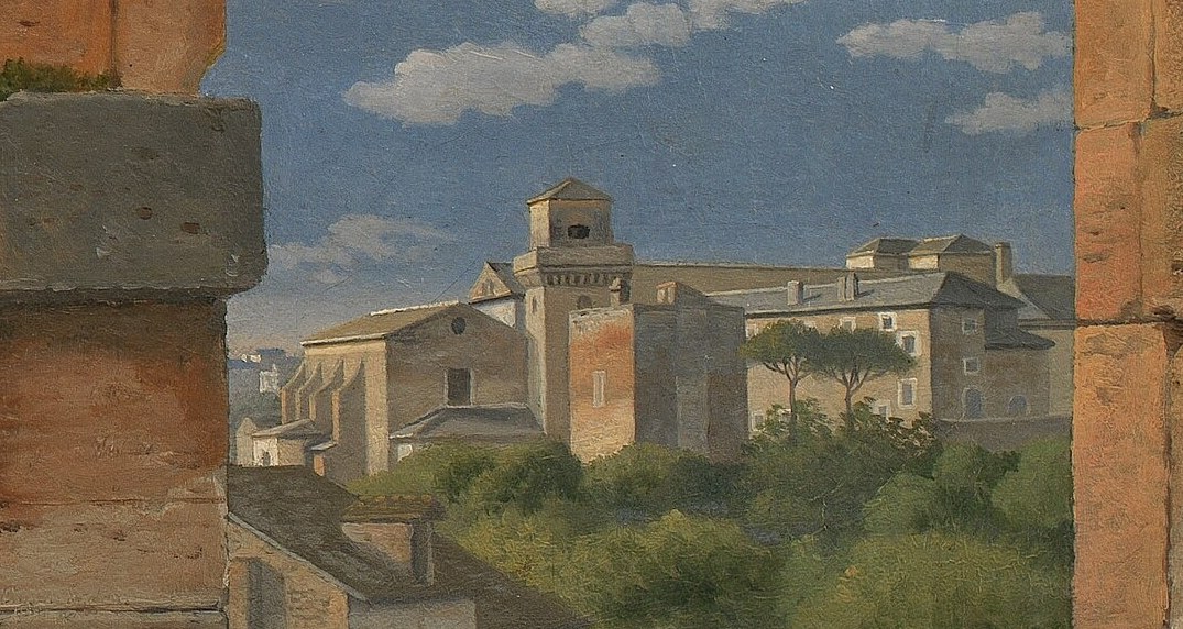He combined three different views into one harmonious scene.