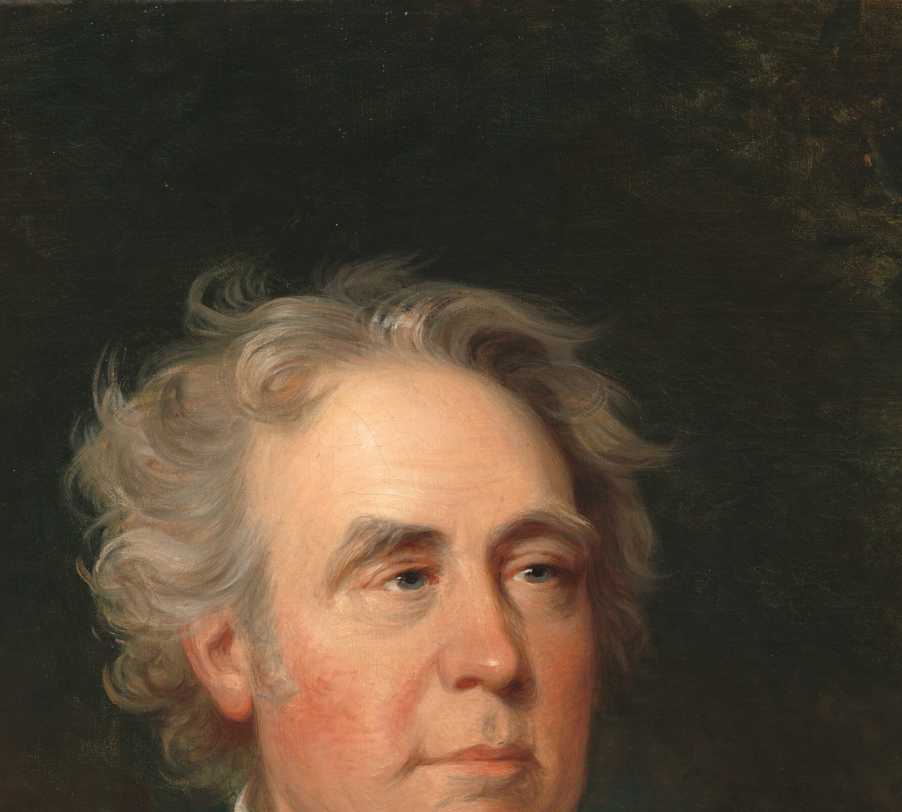 This is not the face of a polished aristocrat.