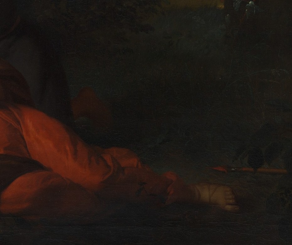 Schalcken's careful lighting draws your eye to the emotional core.