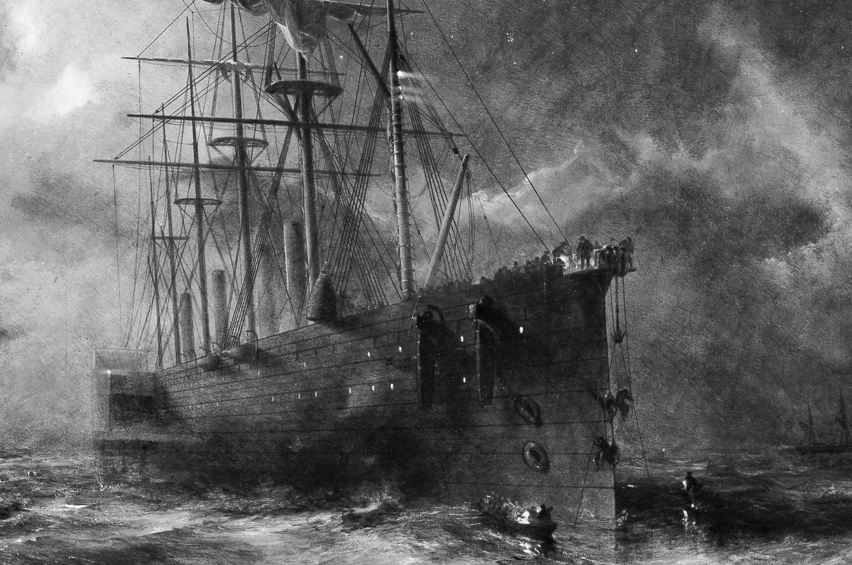 The year is 1866. A ship grapples for a lost transatlantic cable.