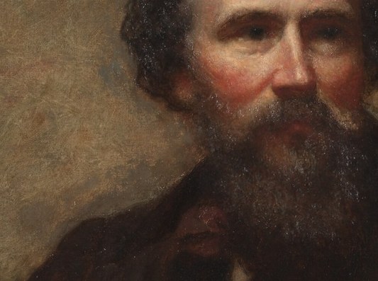 His beard adds to his gravitas.