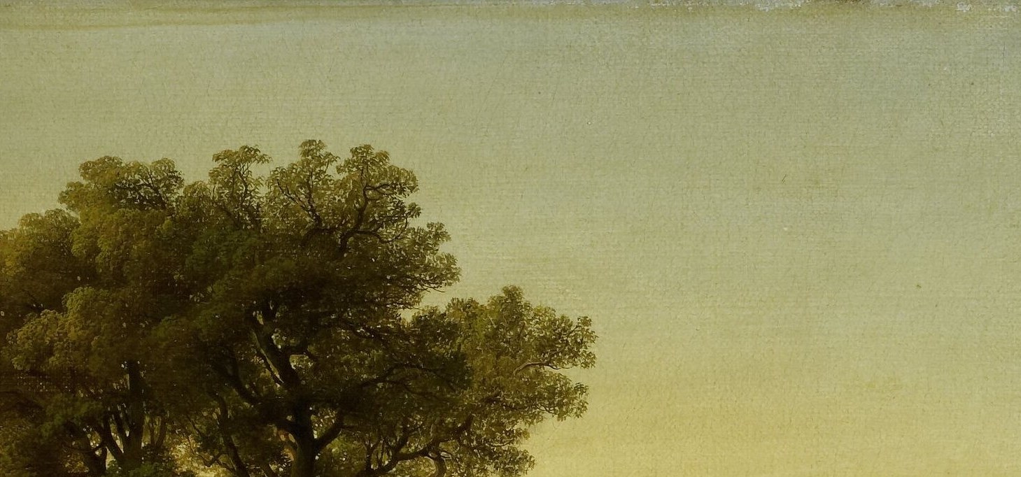 He often painted against the light, called 'contre-jour'.
