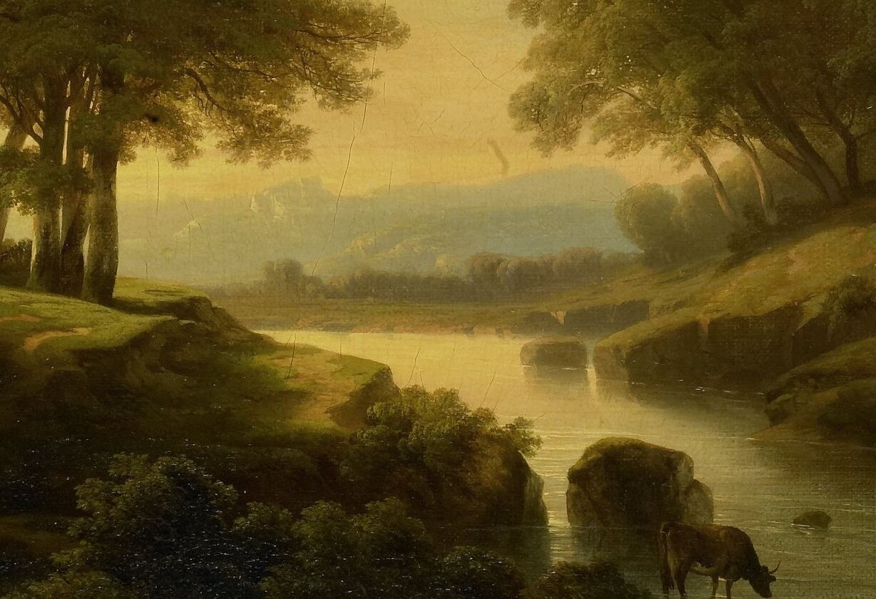 The light source is actually behind the viewer, not in the sky.