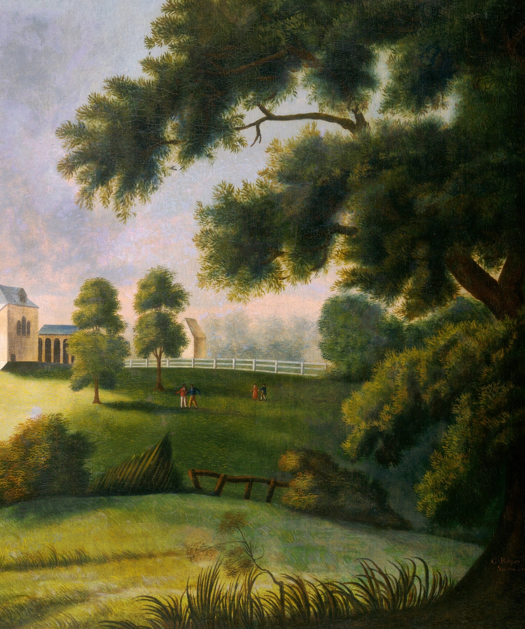 He trained under a local Italian artist from an early age.