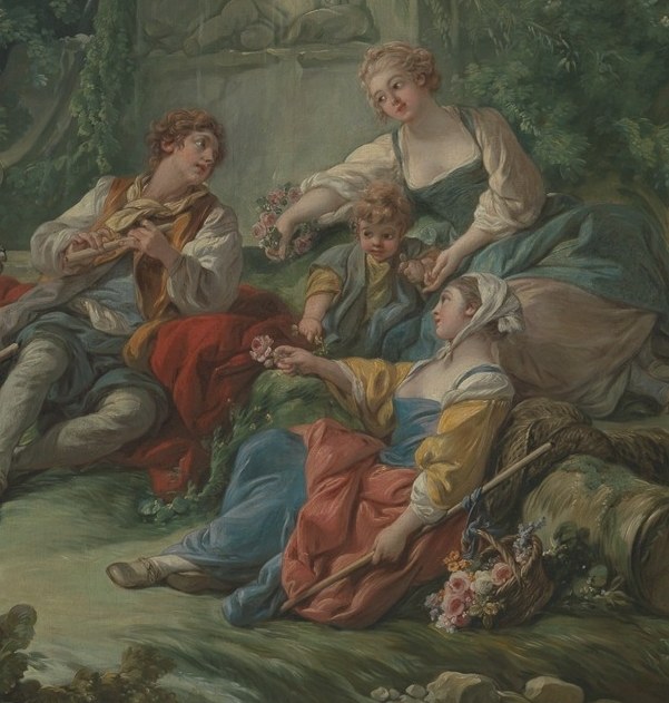 The French aristocracy loved these fantasies of rural innocence.