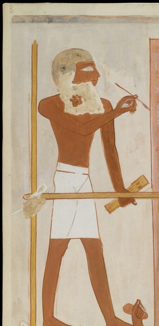 A real working method, preserved by a copyist in the 20th century.
