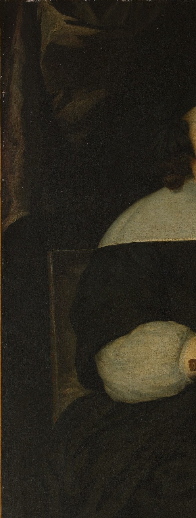 Maes learned Rembrandt's dramatic use of light and shadow.