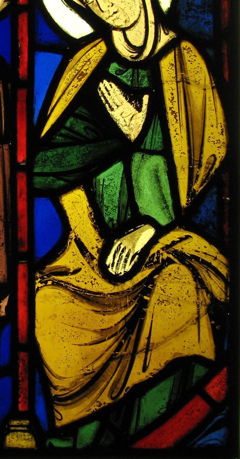 Green meant hope; layered with gold it glowed like heaven.
