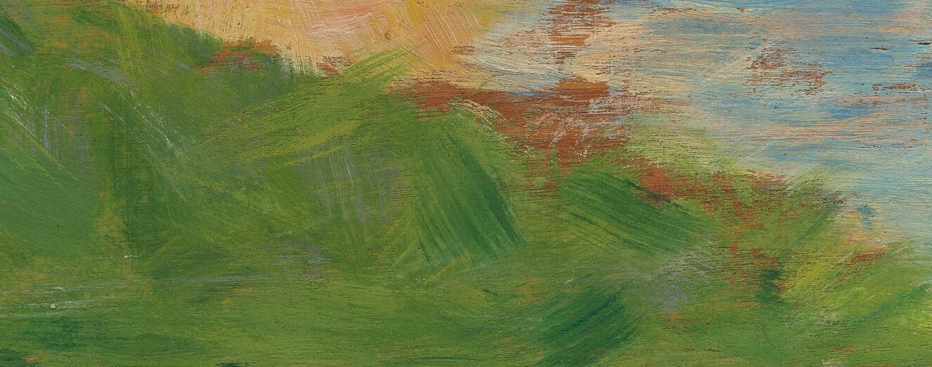 It’s an early look at his technique before pointillism.