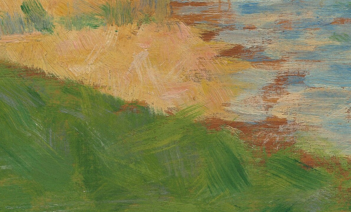 These reclining figures capture a moment of modern leisure.