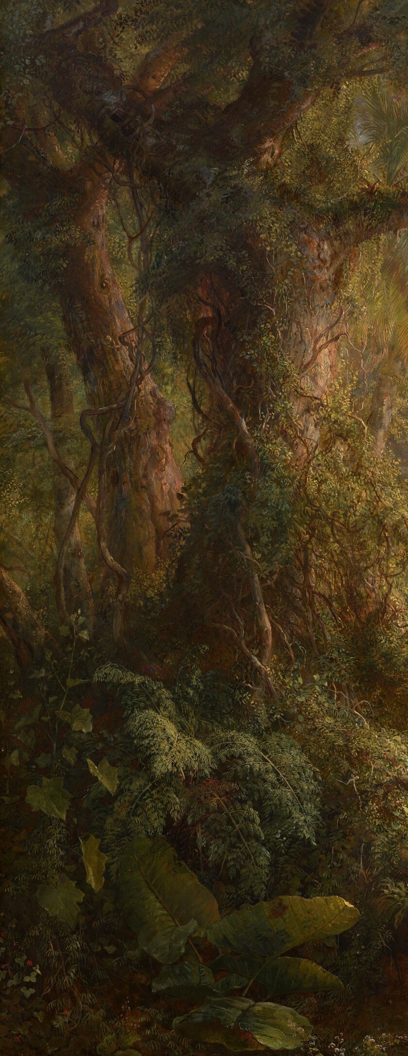 The painter composed it from sketches made decades earlier.
