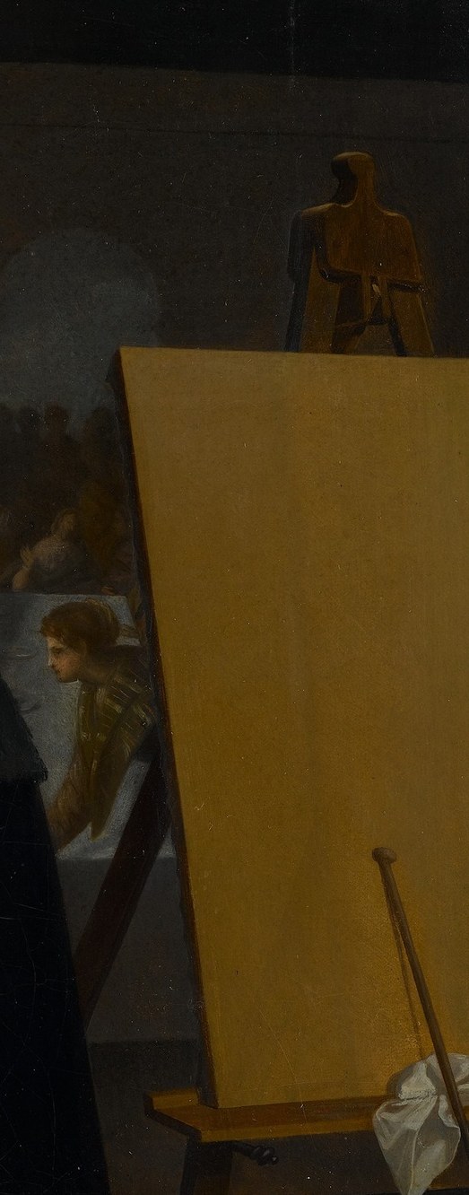 Ingres deliberately contrasted their opposing powers.